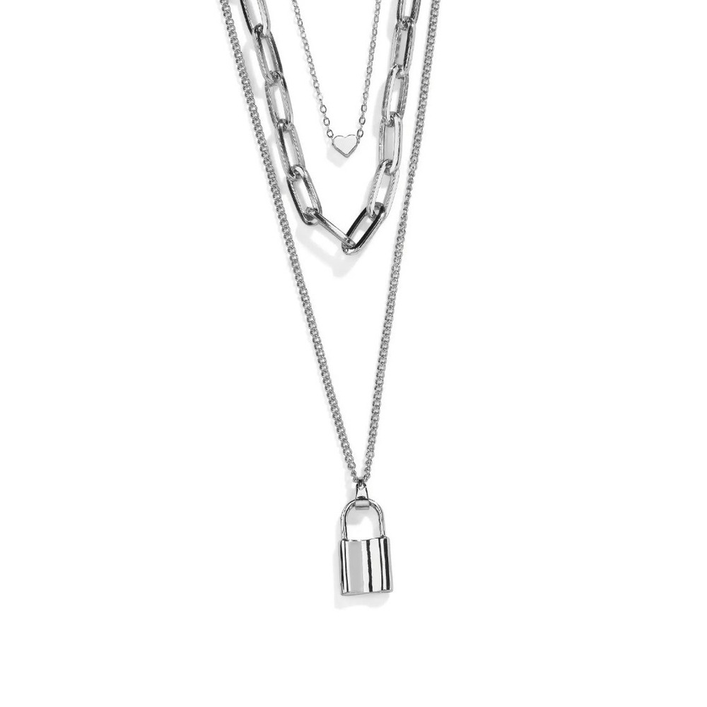 NIP Park Lane ELEXA Delicate High Polish Silver 3 In 1 Necklace 15" 20" 24"+ 4"